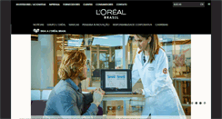 Desktop Screenshot of loreal.com.br