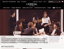 Tablet Screenshot of loreal.pl