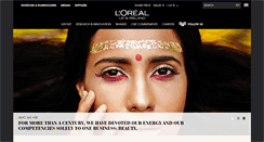 Desktop Screenshot of loreal.co.uk