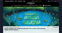 Desktop Screenshot of loreal.com.tr
